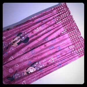 Minnie Mouse curtains